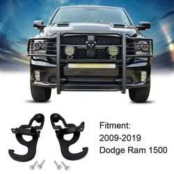Für 2009-2019 Dodge Ram 1500 Vor Schlepptau Haken Upgrated Heavy Duty Schwarz Stahl Perfekte Ersatz OEM 82210967 68196982AA.