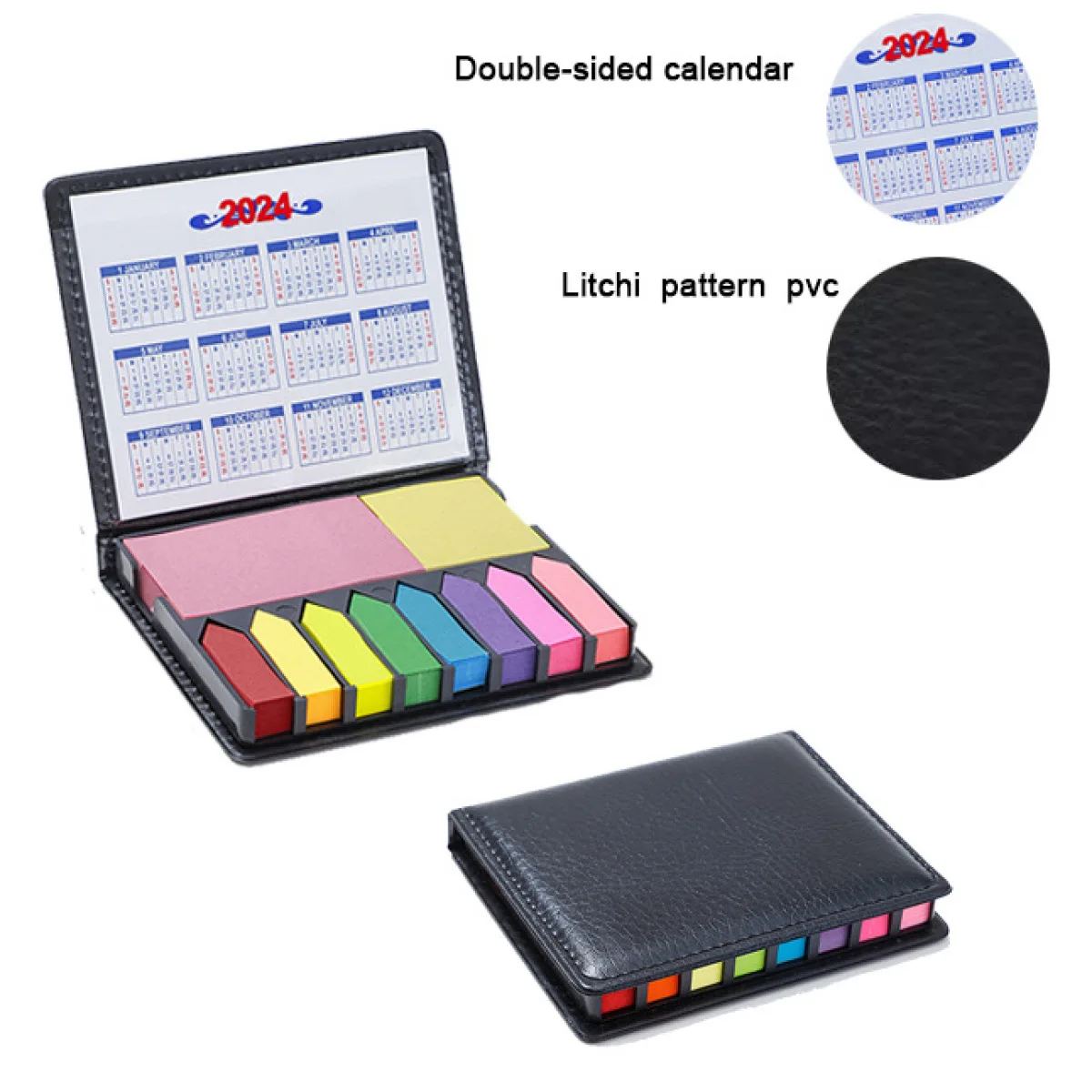 1000Pcs Colorful Convenience Stickers Organization Multi-Color Stickers Set Leather Packaging Box Calendar