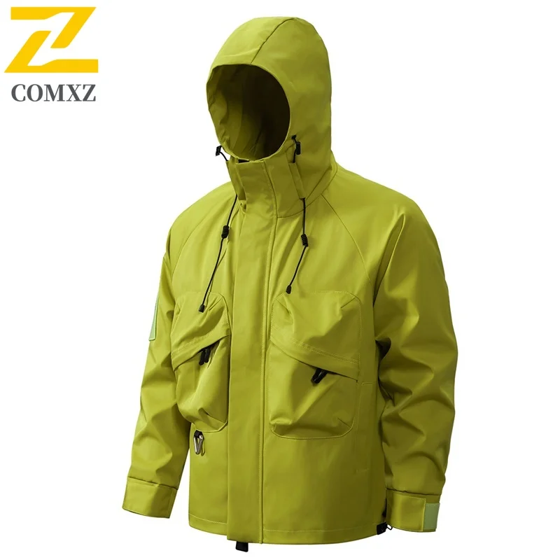 

Новинка 2025, мужская зарядная куртка, ветрозащитная и водонепроницаемая, горная серия, альпинистская ветровка, уличная, кемпинговая, с капюшоном из мягкой оболочки