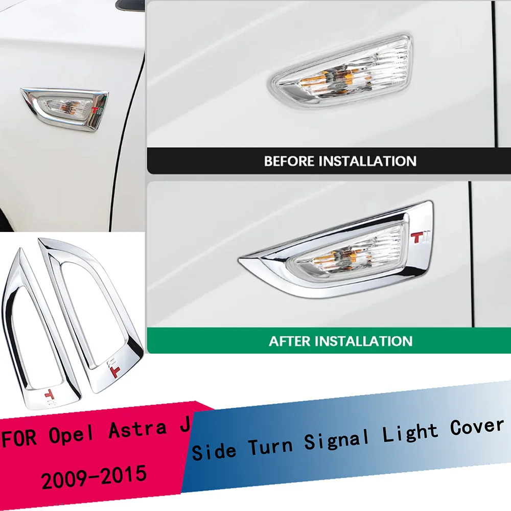 

Car Side Turn Signal Light Cover for Opel Astra J K for Opel Crossland X for Opel Insignia B for Buick Regal Sticker Accessoires