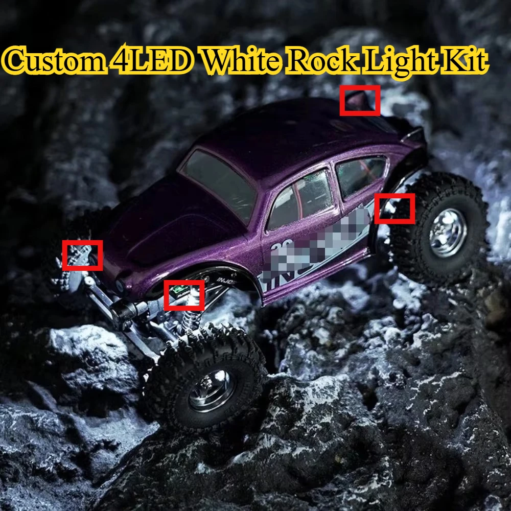 Rc Crawler Led Light Kit Controller - RC 크롤러용 4개의 LED 화이트 색상