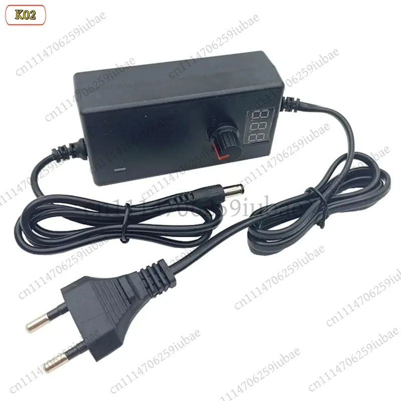 LK Adjustable Multi Voltage Power Supply 24V-36V 2A with Digital Display for Various Applications EU Plug