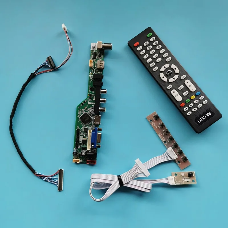 

Для HSD100IFW4 HSD101PFW2 комплект платы драйвера контроллера DIY USB + AV + HDMI + VGA ТВ аналоговый сигнал 10,1 "30Pin LVDS 1024*600 ЖК-дисплей
