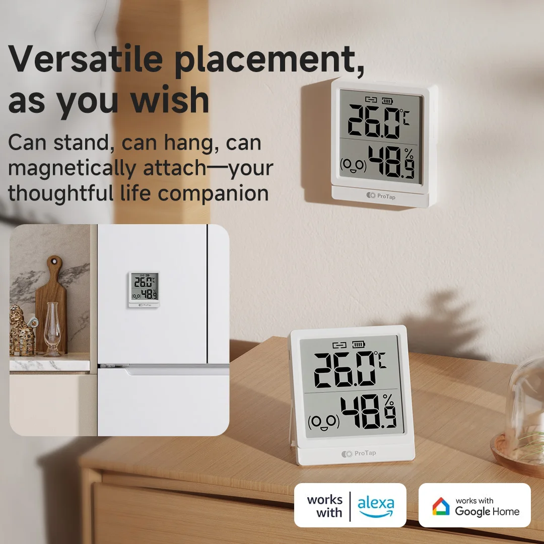 2026 New Zigbee Temperature Humidity Sensor Via Ewelink Alexa Google Home Assistant APP International Version