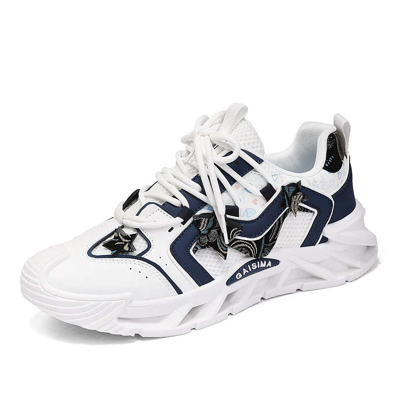 

Casual sports shoes, dad shoes, Harajuku versatile thick soled men's shoes, men's motorcycle shoes