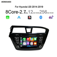 Auto Android 13 Car Radio For Hyundai I20 2014-2018 Wireless Carplay GPS Navigation Multimedia Player 8+256GB Bluetooth Wifi