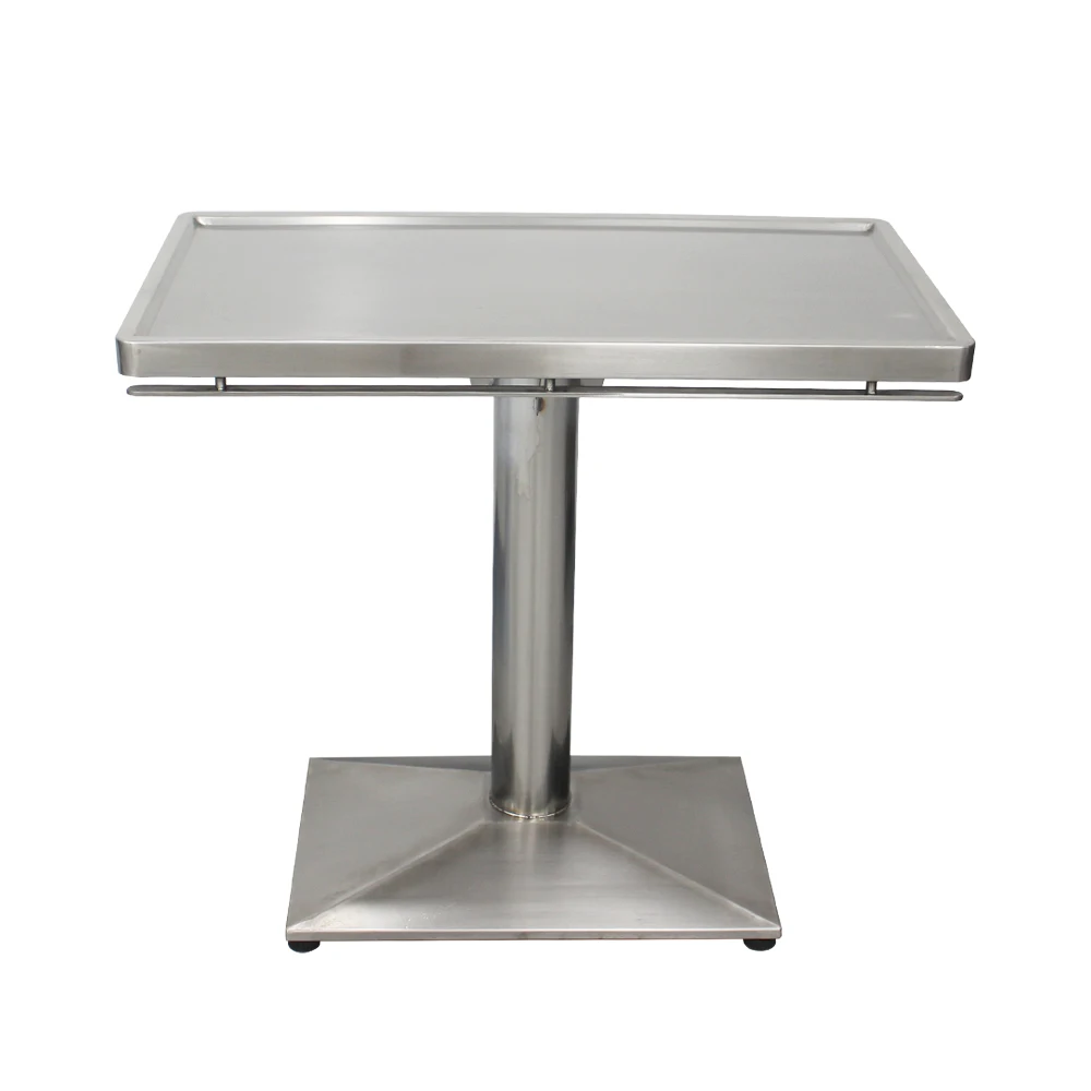 Surgical Stainless Steel Veterinary Instrument Table For Pet Animals