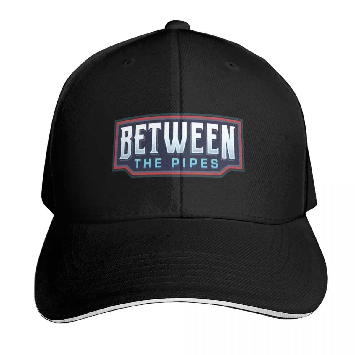 Between the Pipes Logo Baseball Cap Gift for Him Her Casual Daily Wear Quick Dry Performance