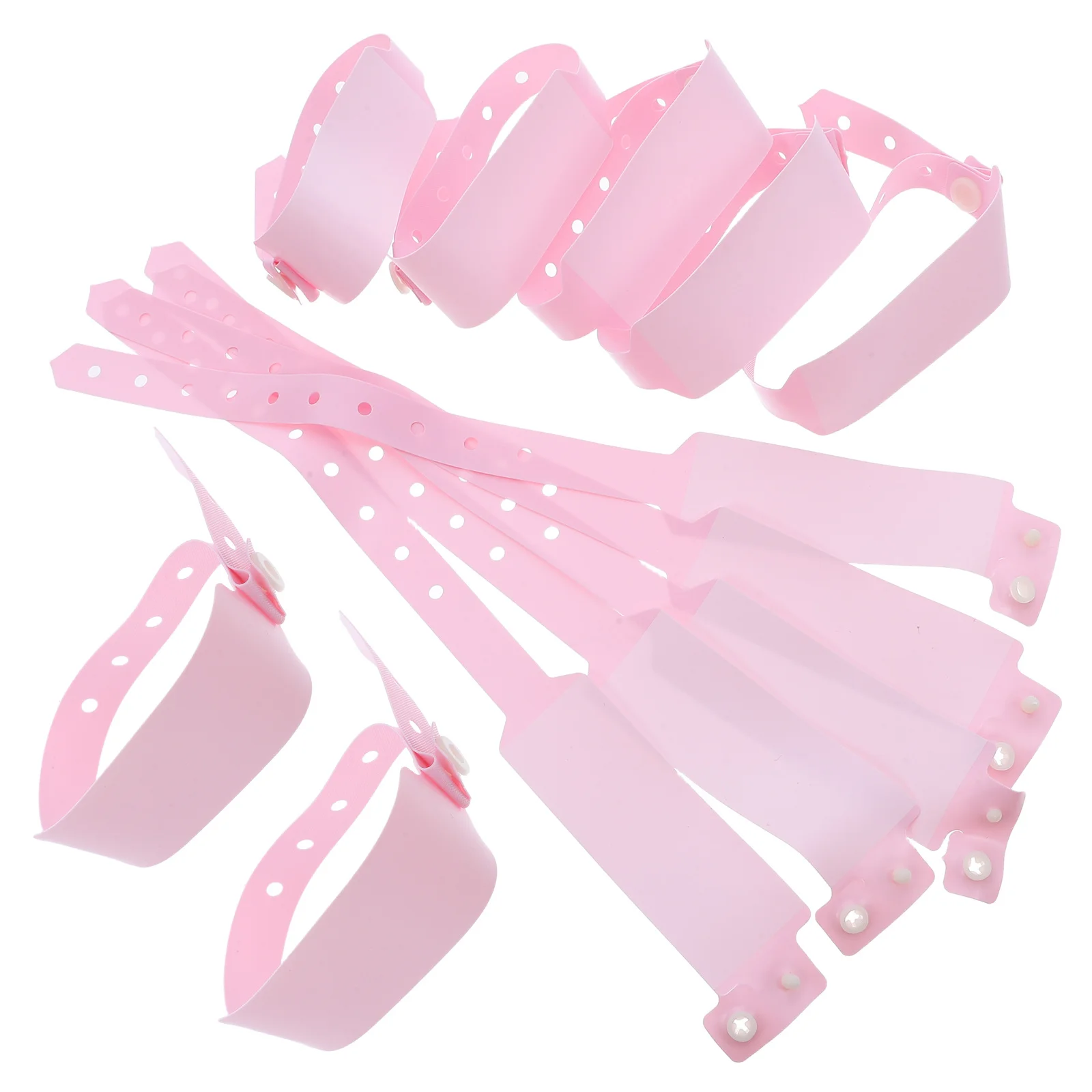 100 Stück Identitätsarmband aus medizinischem PVC, wasserdicht, Patienten-ID-Bänder für Krankenhaus-Eintritts, Krankenpflege, Notfall, beschreibbare Sicherheit