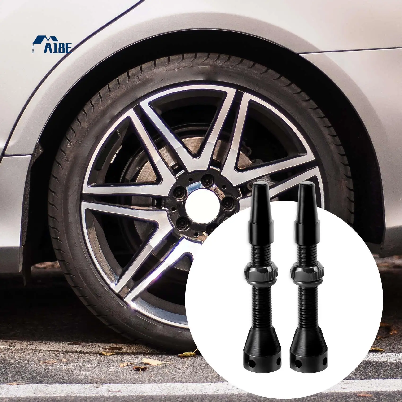 

A18E-1 пара бескамерных воздушных клапанов диаметром 44 мм для шоссейных велосипедов и MTB, шток бескамерного клапана