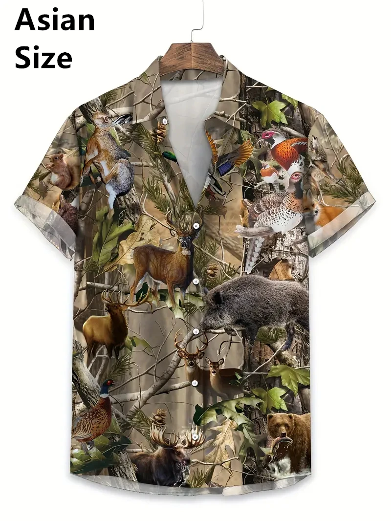 

Hawaii Man Dress Shirts 3d Printed Loose Man 2025 Shirts Blouses High Quality Men's Clothing Beach Party Sweatshirts