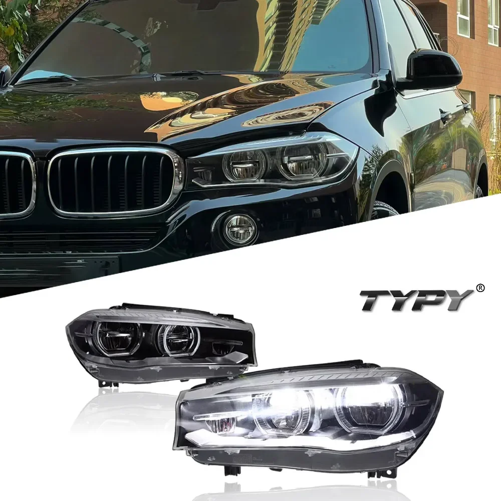 

Car Headlight For BMW X5 X6 2014-2018 F15 F16 Headlight Upgrade Modified to Dynamic Turn Signal Car LED Headlight Assembly