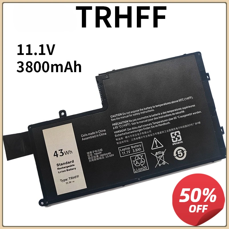 

LIXI 43Wh 3800mAh TRHFF 1V2F6 Laptop Battery For DELL Inspiron 14 5445/5447/5448/5457 15 5545/5547/5548/5557 Latitude 15-3550