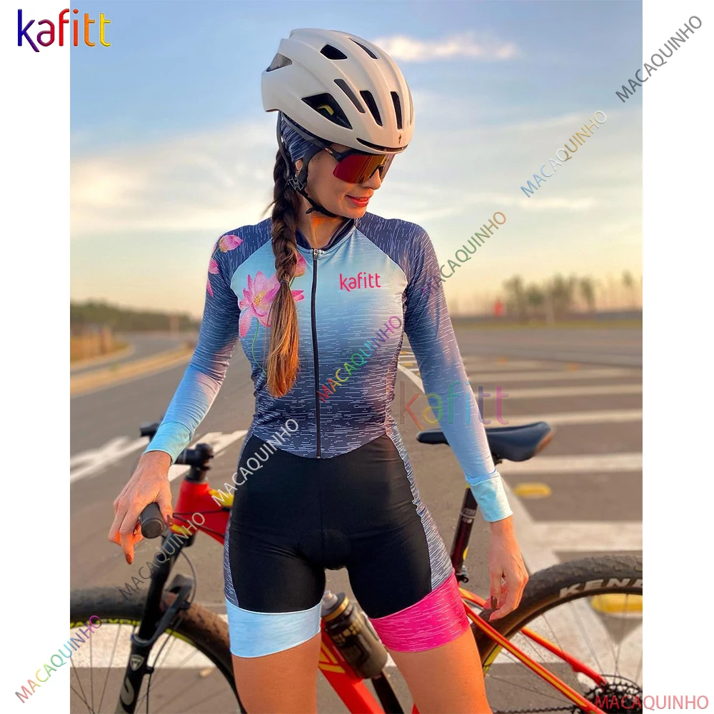 

Long Cycling Monkey Kafitt Jumpsuit Women's Free Shipping To Brasil Jersey Triathlon Macaquinho Ciclismo Bike Clothing 2022