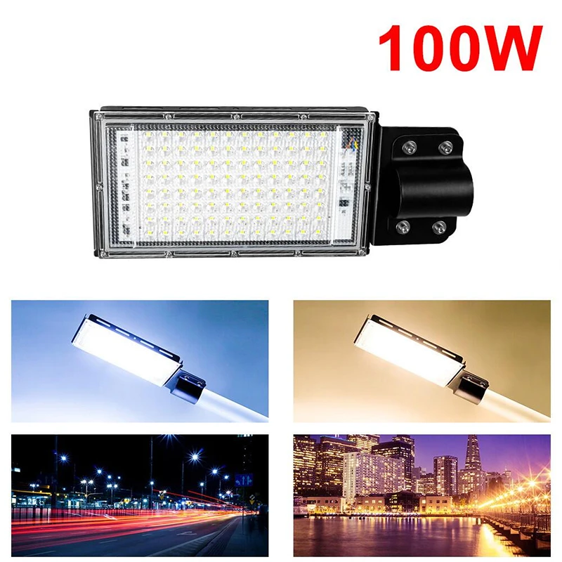 

100W Street Lamp Outdoor Spotlight 50W Flood Light LED Outdoor Lighting 220V Street Light Waterproof Wall Lamp For Country House