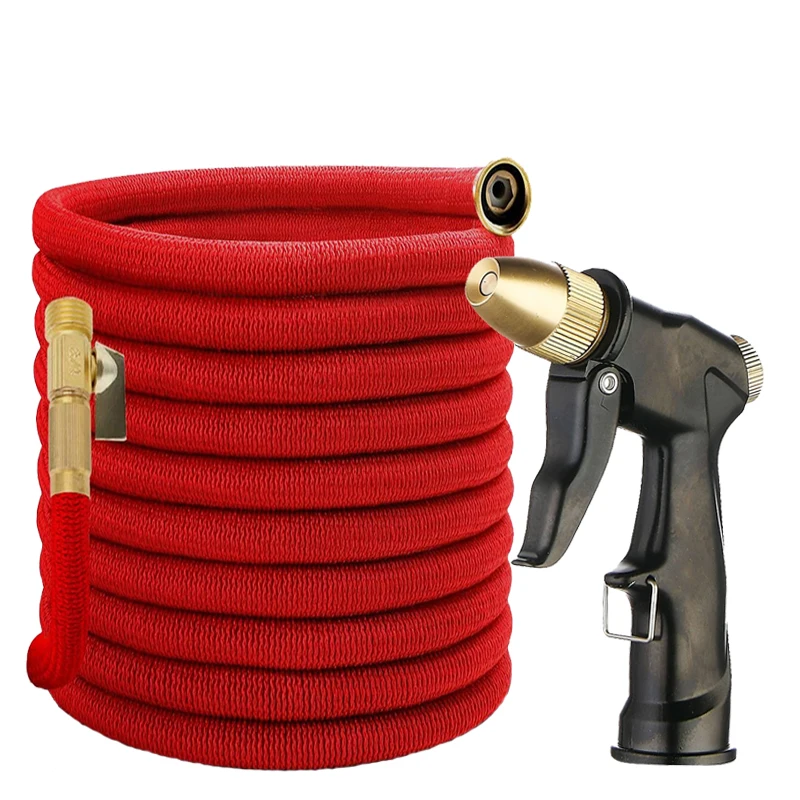 

Телескопический садовый шланг длиной 150 футов, многофункциональная насадка для мойки автомобилей высокого давления, садовый набор с соединением 3/4 дюйма, бытовая водопроводная труба