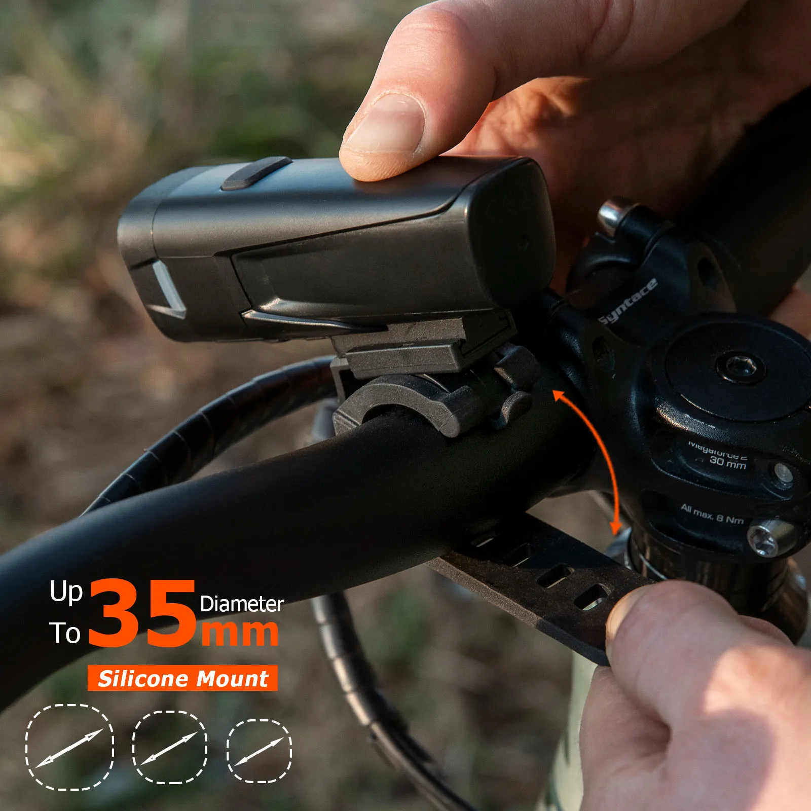 Bicycle Front Light, 1000 Lumens, USB Rechargeable, Bike Light sets , Flashlight, Waterproof Headlight, Helmet Lamp