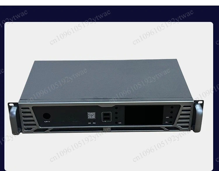 

19" 2U Server Chassis, 3.5" Disk Slots, Small 1U Power Supply Compatible, Industrial Control Network Chassis