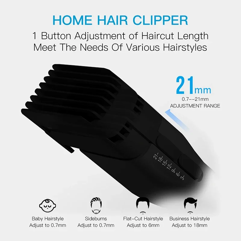 Xiaomi Mijia ENCHEN Boost Electric Hair Clipper Cordless Fast Type-C Charging Ceramic Haircut Machine Trimmer For Smart Life