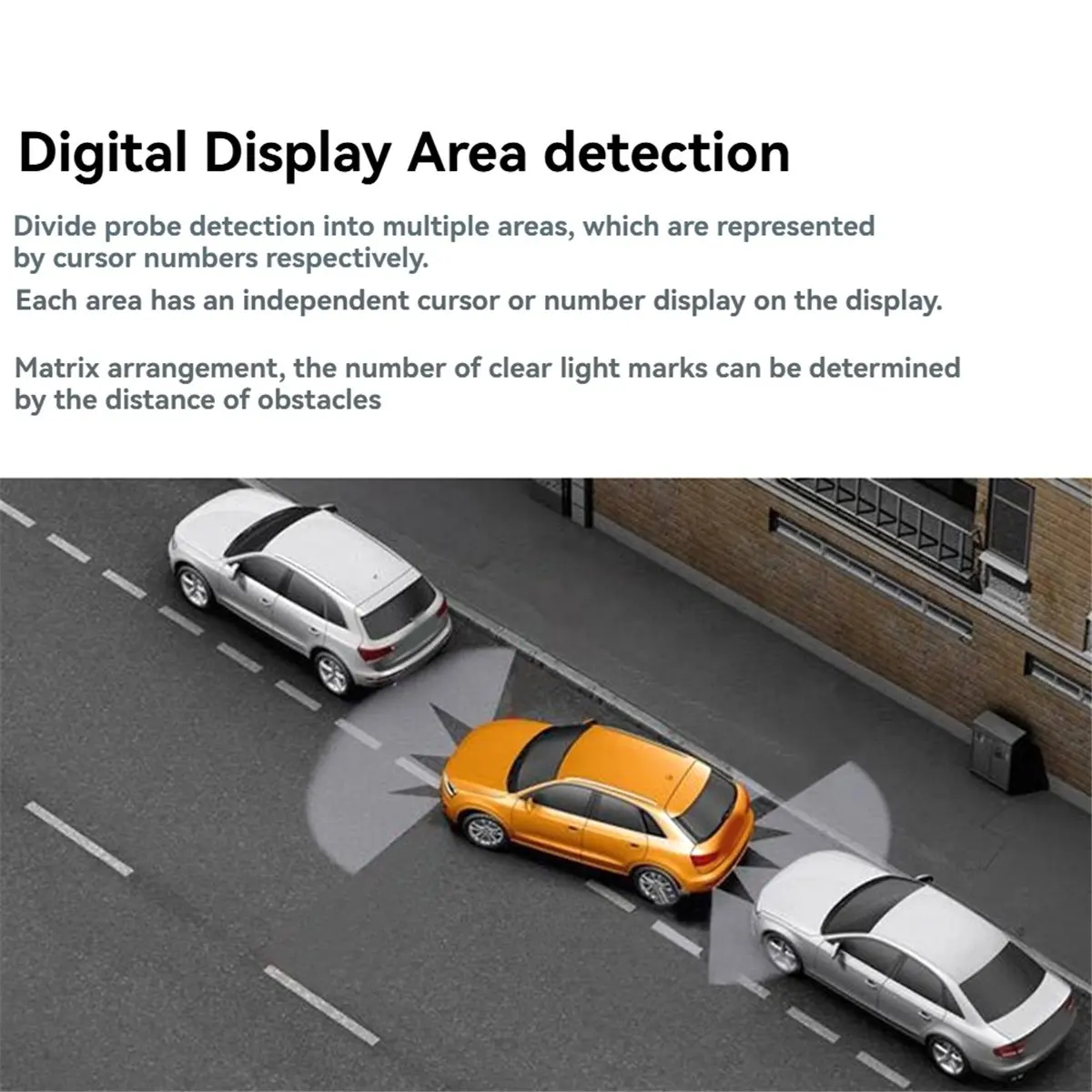 8 Parking Sensor Parktronic Car Automobile Reversing Radar Electronics Rear Auto Detector Backing Assistance Buzzer B