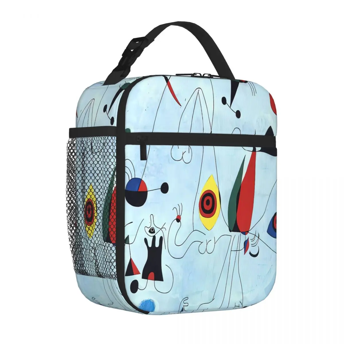 Bestselling Joan Miro Paintings Joan Miro Museum Artwork Fashionable Lightweight Lunch Bag Shift Work Insulated Lunch Bag
