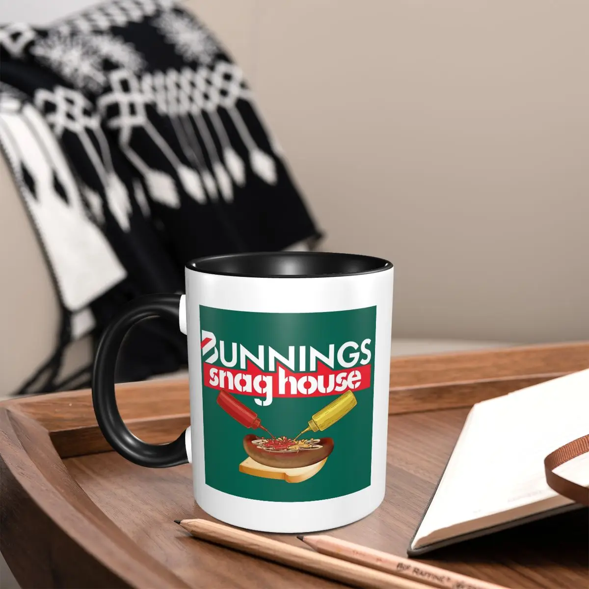 Bunnings Snaghouse Mug Funny Ceramic Coffee Cups Tea Mugs Milk Cup Drinkware Gift for Woman Man