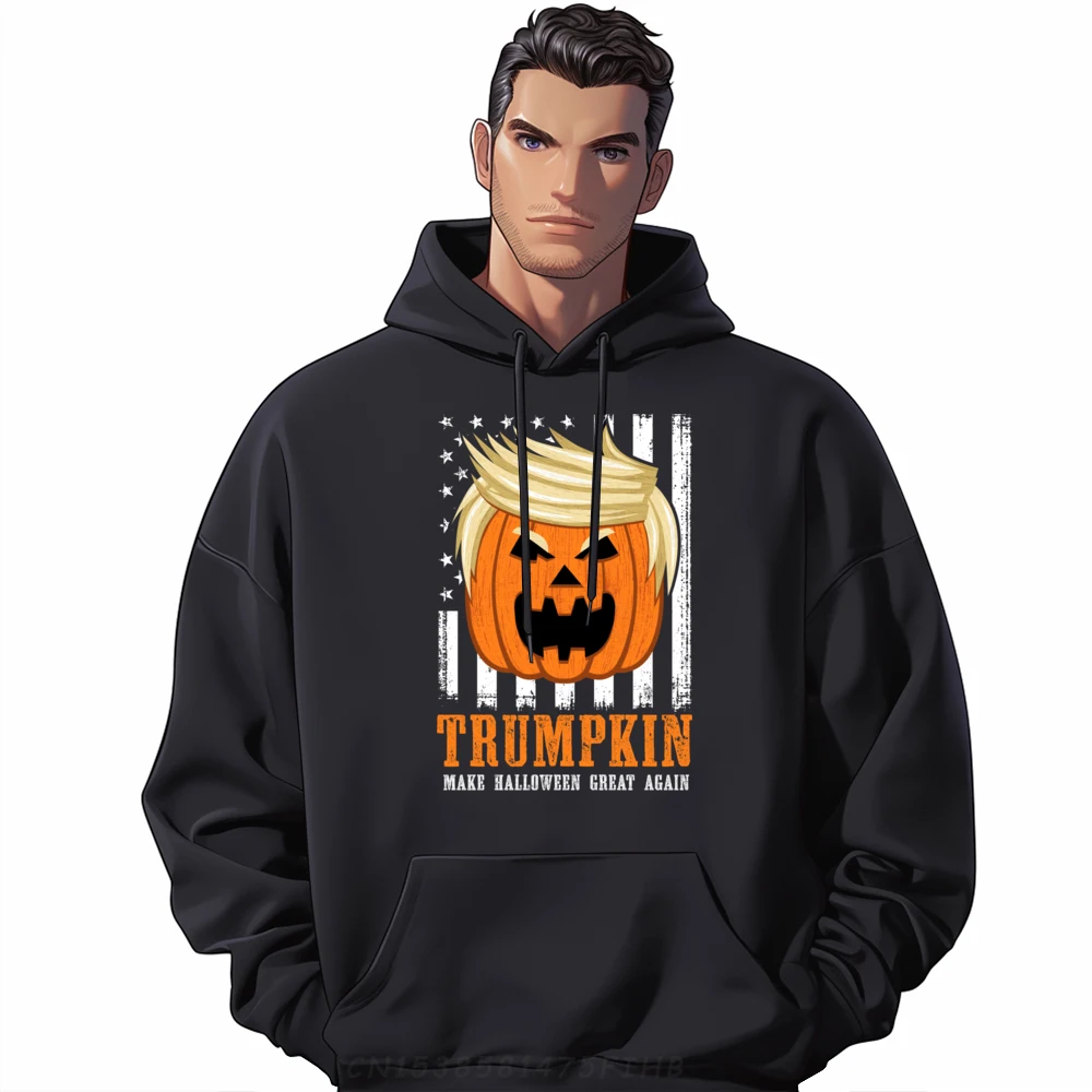 Usa Trumpkin Make Halloween Great Again Cute Oversized Hoodie Casual Everyday Luxury Designer