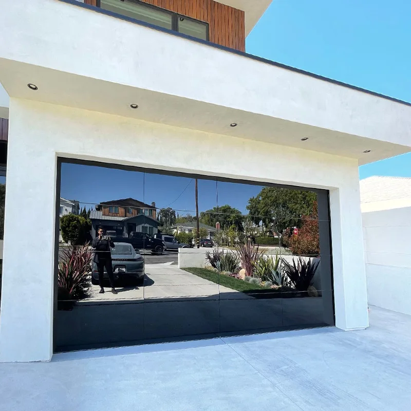 

Home villa windproof waterproof durable industrial modern style intelligent automatic garage door