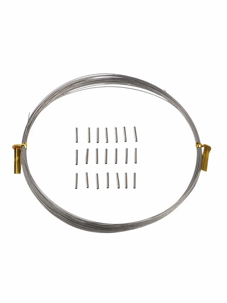 Bite Proof Stainless Steel Fishing Leader Wire 7x7 Saltwater Line Corrosion/ Resistant Flexible Strong Tackle