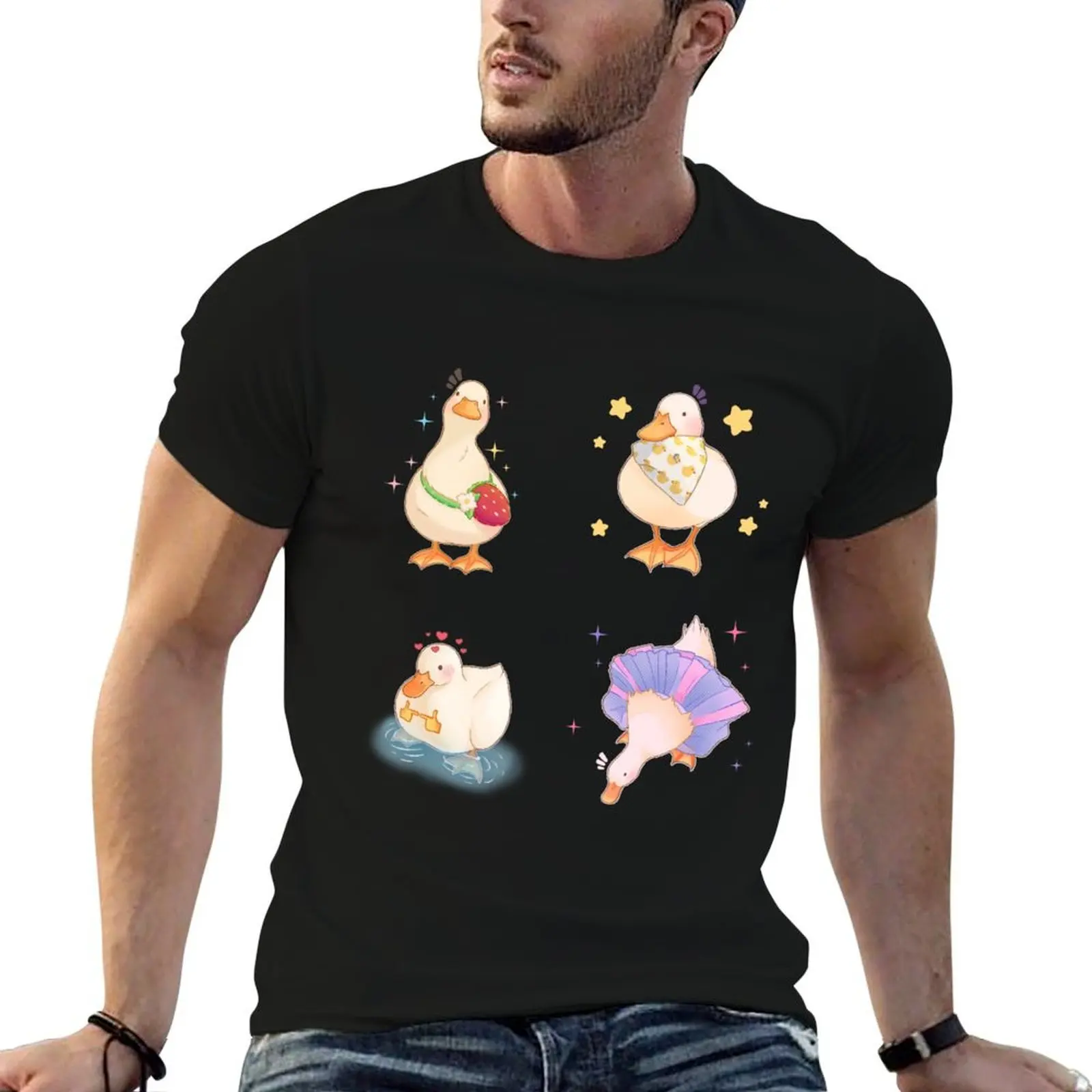 sticker pack of cute ducks T-Shirt funny t shirts dark humor man t shirts for men printed t shirts for man T-shirt