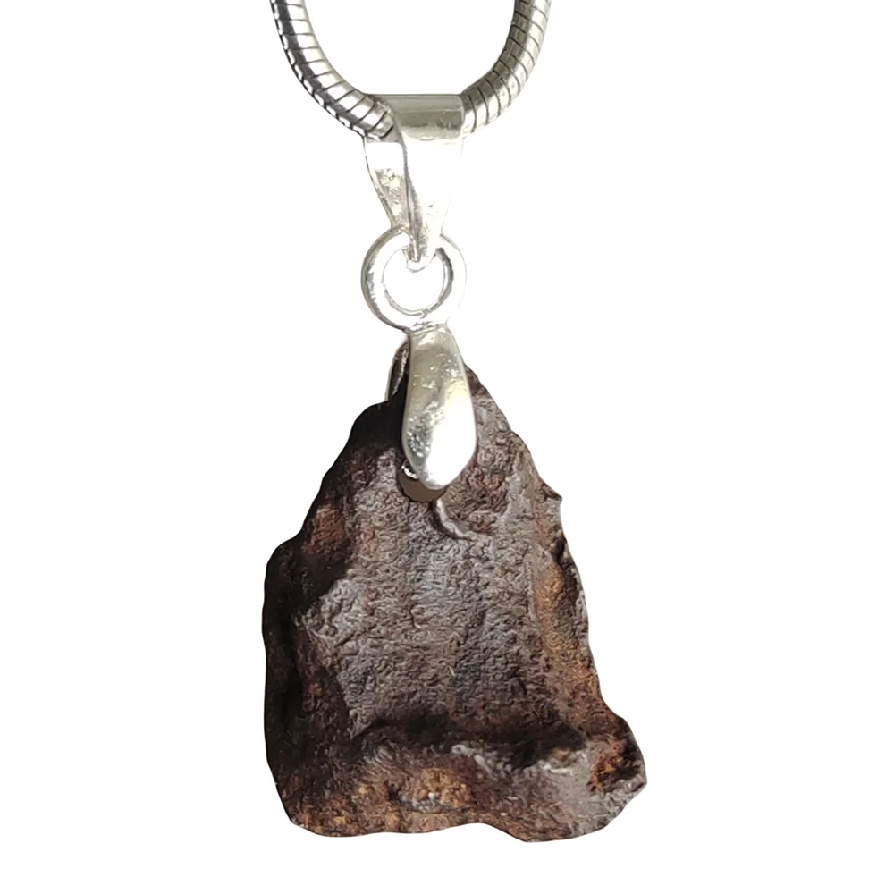 Gebel Kamil Natural Iron Meteorite Pendant Camille Meteorite Lucky Stone Iron Meteorite Specimen Collection - CD117