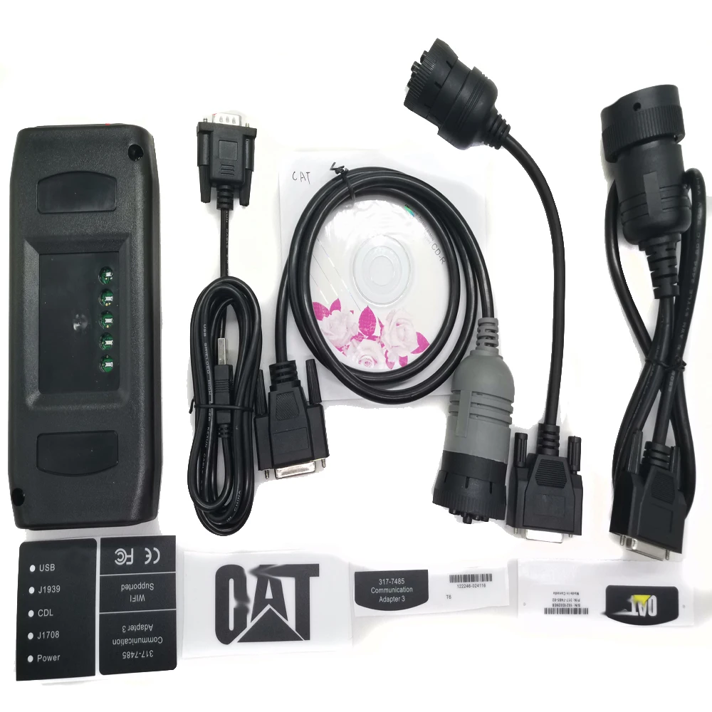CAT ET3 NO WIFI For Cater ET3 Communication Adapter Group ET CAT OBD2 Scanner Electric Heavy Duty Truck Repair Diagnostic Tool
