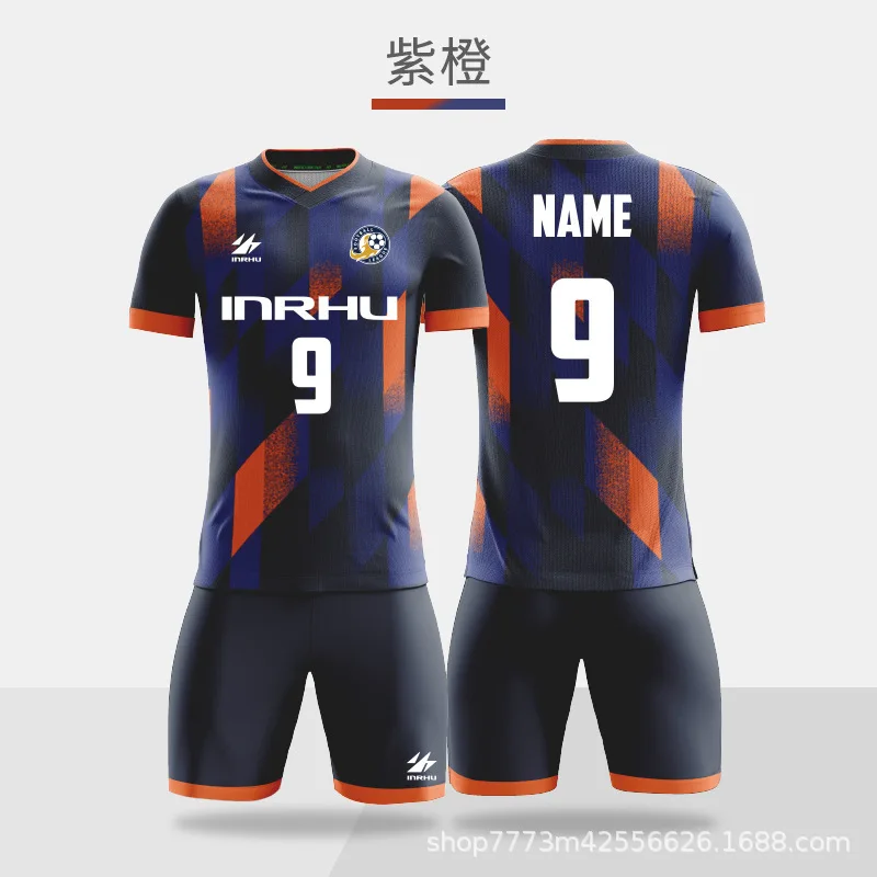 Full Body Sublimation Transfer Uniform Set Men Training And Competition Jerseys Children'S Uniforms