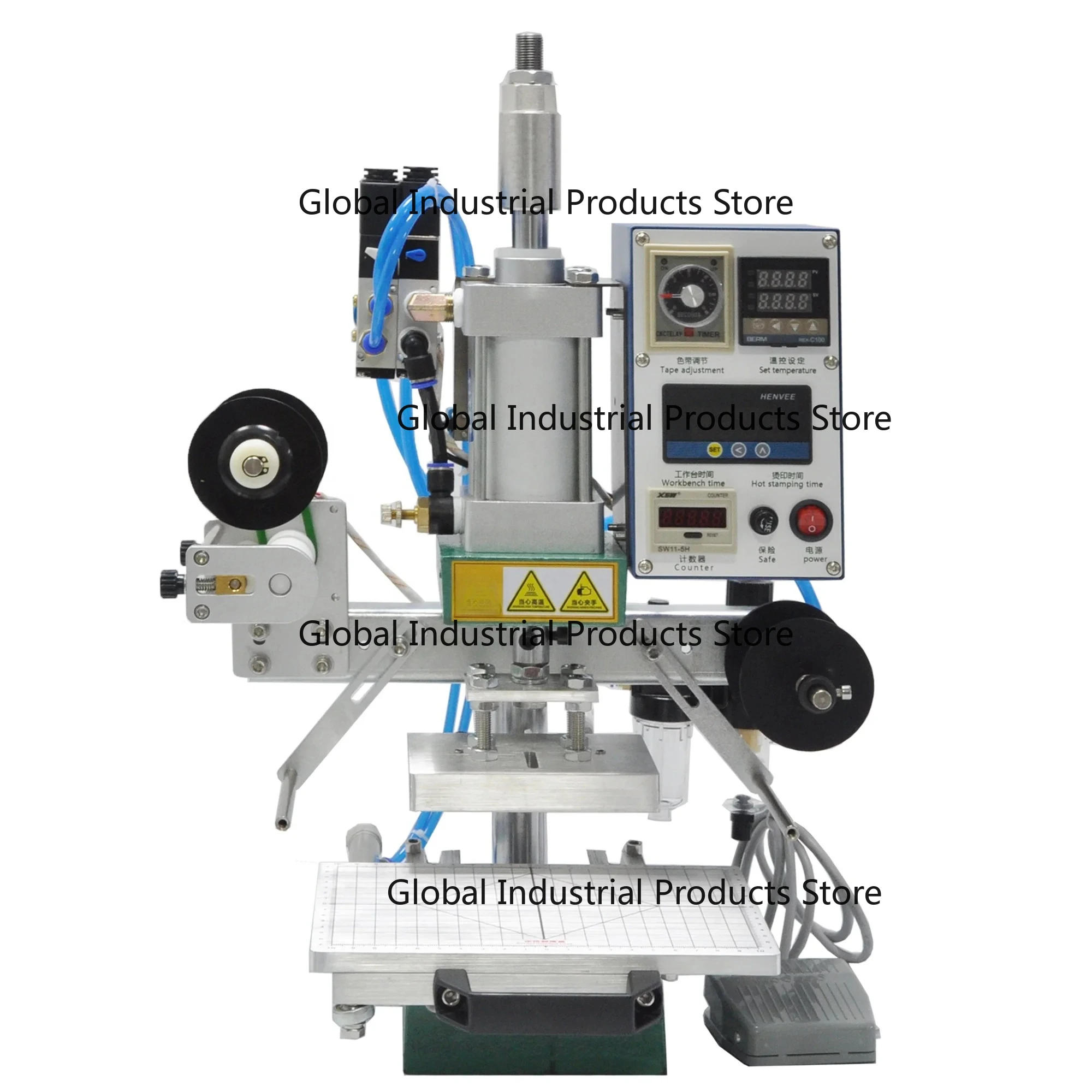 Desktop Hot Foil Gold Stamping Machine for Leather PVC PU Carton - Gold Foil Stamping Machine for DIY Craft And Business Use