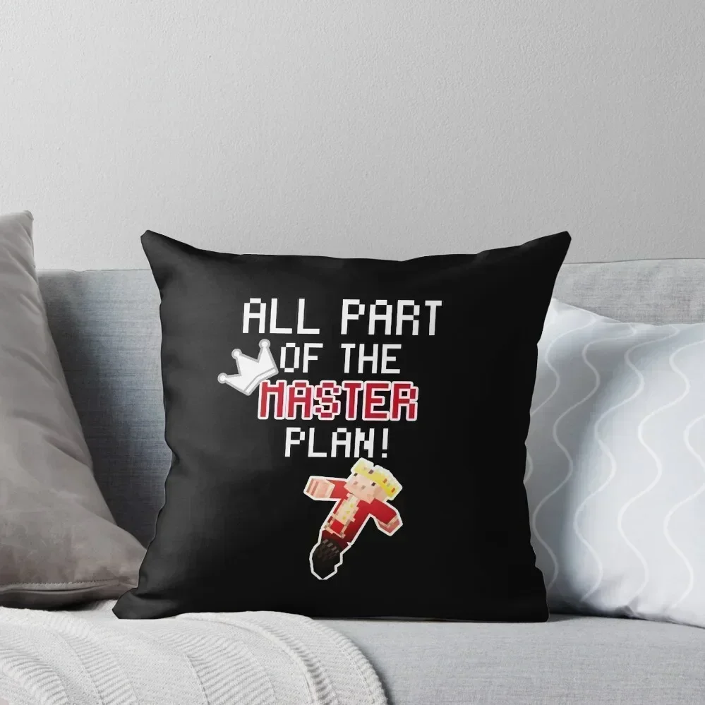 

Technoblade ALL PART OF THE MASTER PLAN! Throw Pillow covers for pillows bed pillows pillow cover christmas luxury covers pillow