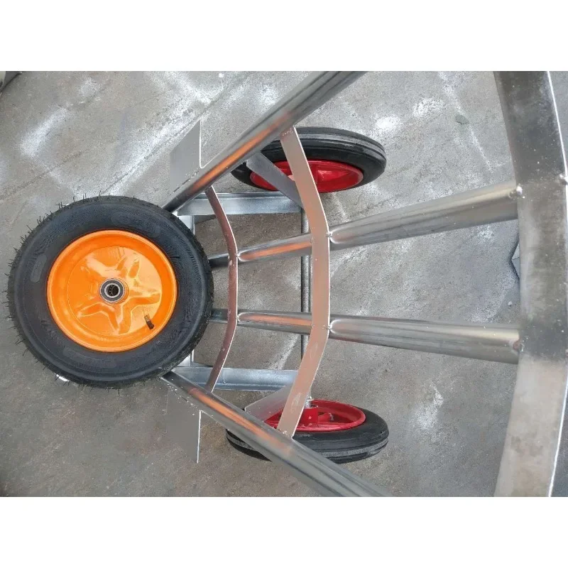 Bucket truck, two-wheel cart, hand-pulled cart, oil barrel truck, tiger car, construction site cart, truck, arc