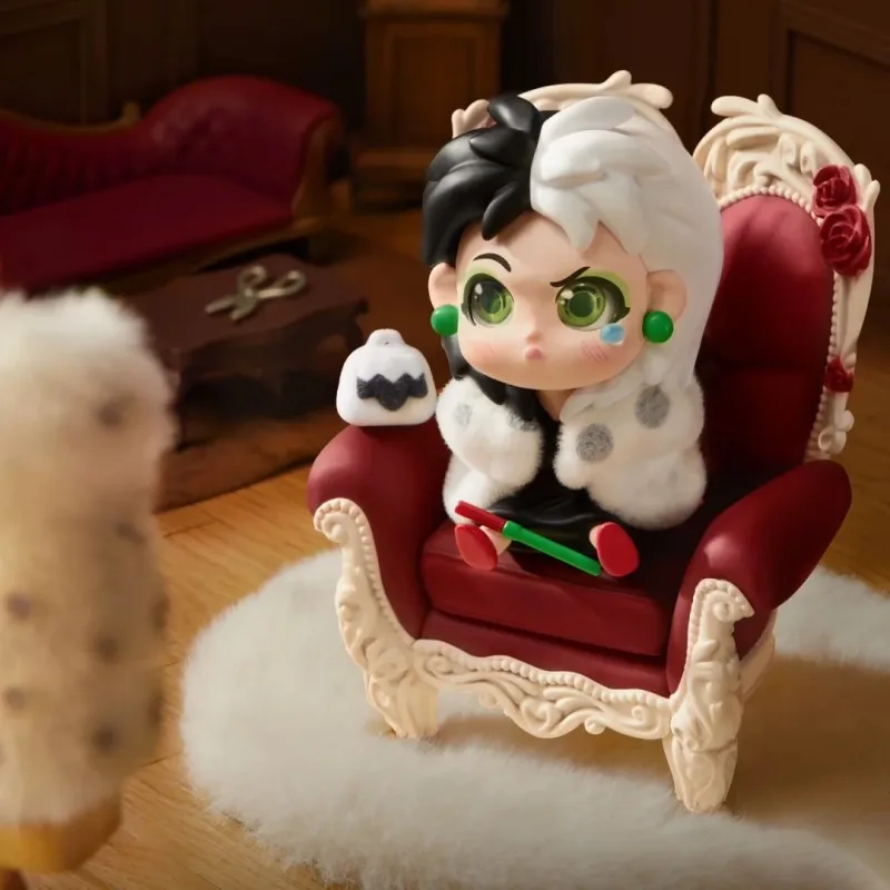 Boîte aveugle de la série Disney Villains 100% authentique, Collection de figurines d'anime comprenant la reine maléfique Cruella Ursula Hades, jouets maléfiques