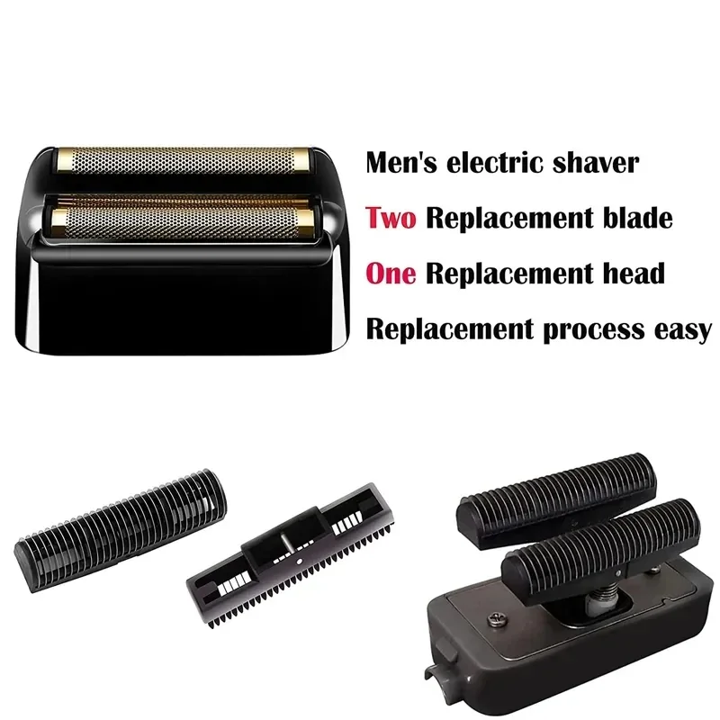 Cortadora de pelo y cabezal de láminas para Afeitadora eléctrica Babyliss Pro FXFS2, reemplazo de cuchillas, cabezal de red, accesorios de barbero