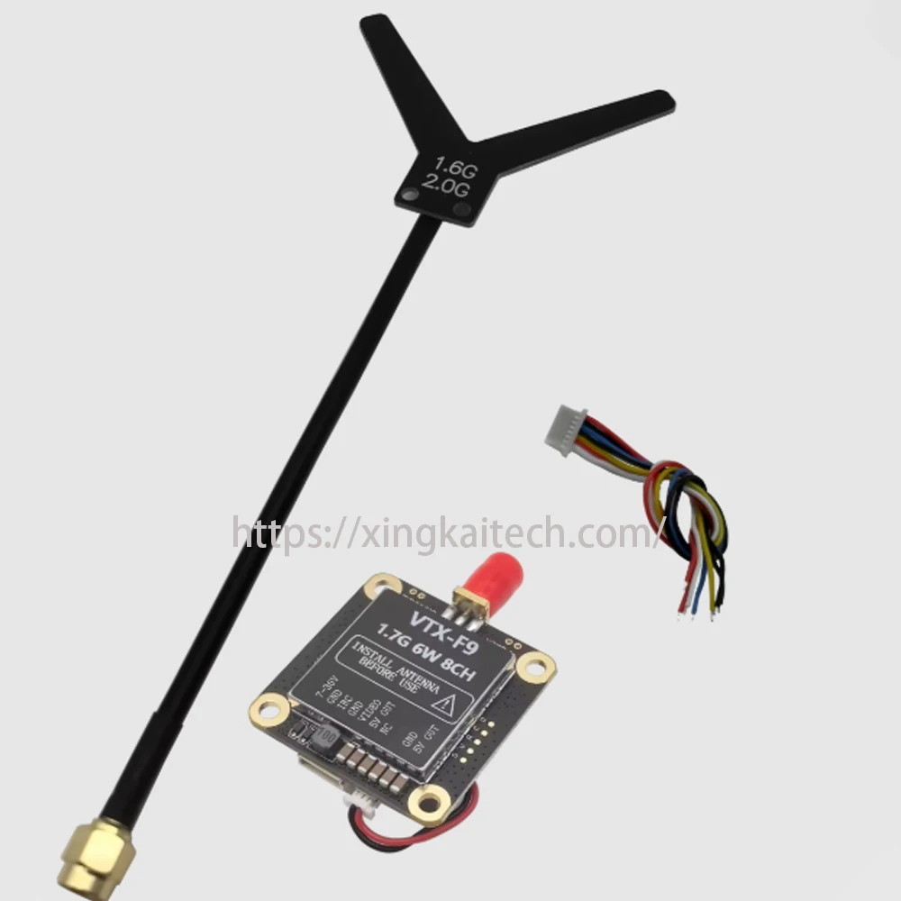 Skyzone VRX 1,7G 1,9G VRX 1,6 W VTX 8CH Brille RX FPV Video Sender Empfänger Modul FPV analog Wireless PAL/NTSC Für Fatshar