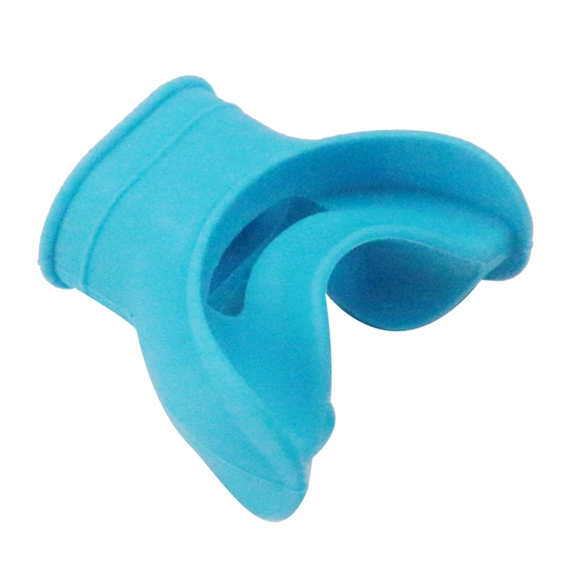 Scuba Diving Second Stage Silicone Mouthpieces Snorkel Regulator Colorful Underwater Breathing Accessories Supplies Parts Blue