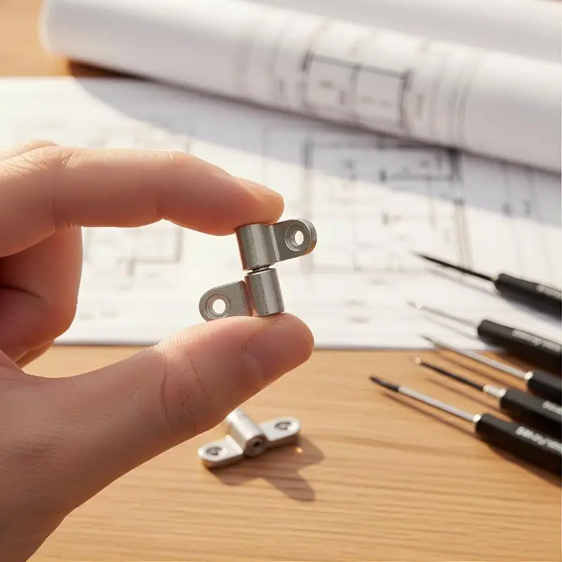 1/2Pcs 360 Degree Rotation Angle Positioning Mini Metal Torque Shaft Positioning Stop Damper Hinge Hardware Accessories