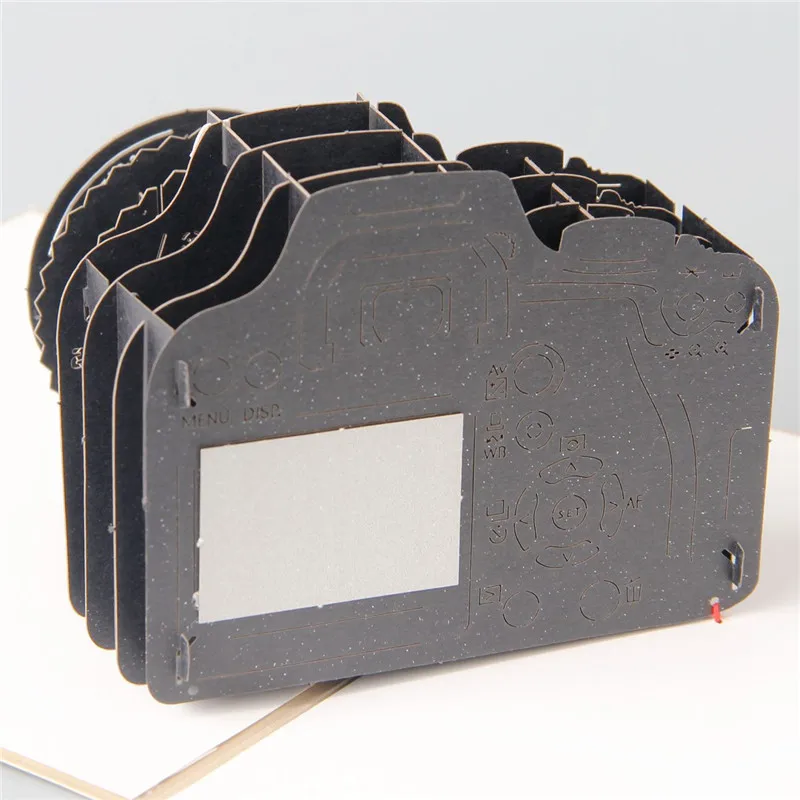 Father's Day Three-dimensional Greeting Card Blessing Camera Postcard Handmade Creative Birthday Greeting Card