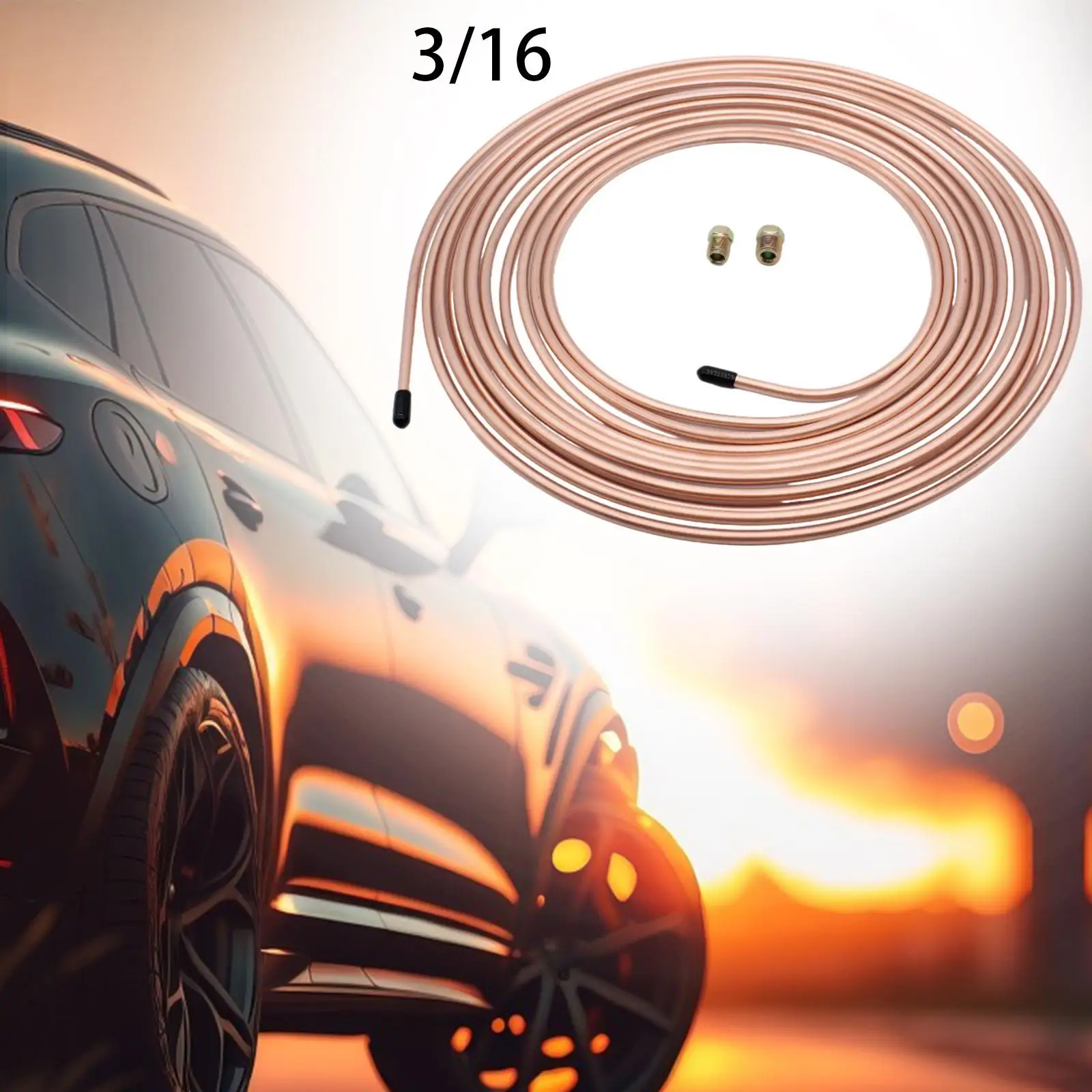 Brake Line Tubing Kit Easy to Bend to Install High Performance Part Car Accessories 3/16 