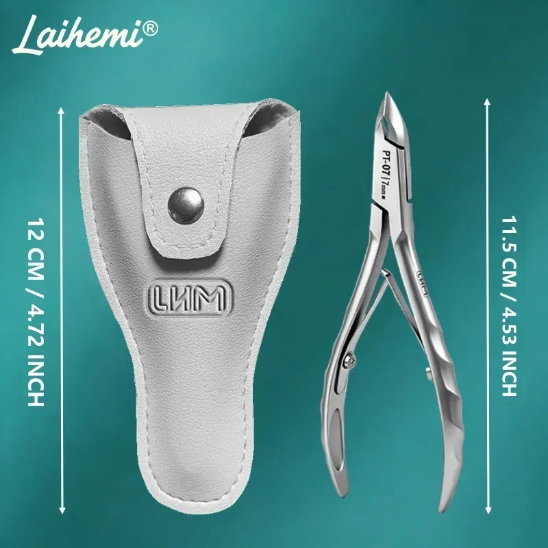 LAIHEMI Ultra‑Sharp Cuticle Nipper Set, Precisely Trim Nail Cuticles, Manicure Tools for Men Women Middle‑Aged & Elderly