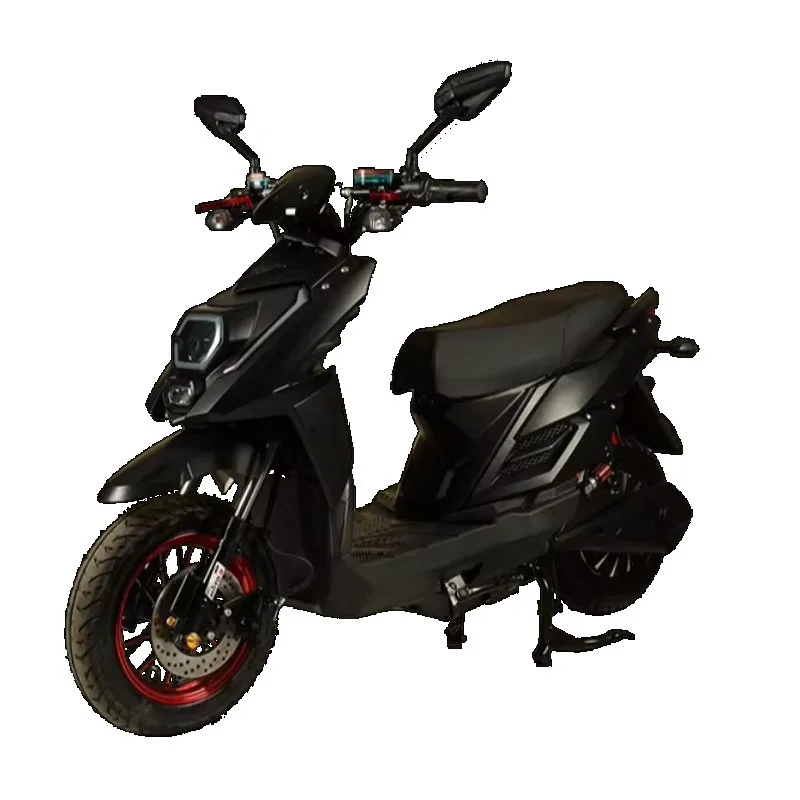 Zuimi High-end JIALING New Black Fashion Trends Electric Scooter Adult Handsome Pedal Motorcycle LED Meter Motorcycle Accessorie