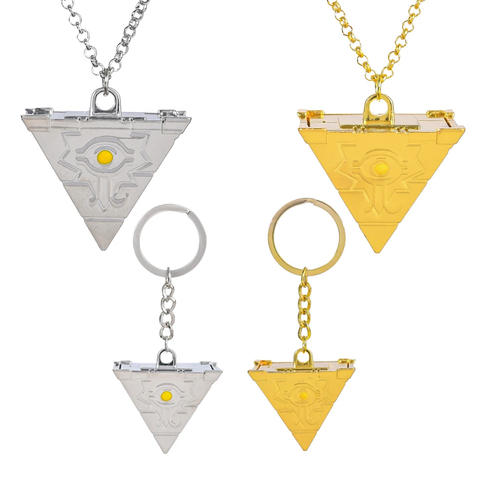 Anime Yu-Gi-Oh Necklace Yugi Muto Big Size 3D Millenium Puzzle