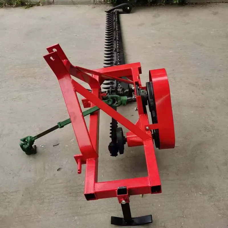 Mower, reciprocating lawn mower, four-wheel tractor with alfalfa and mugwort cutting machine, large grassland pasture trimming