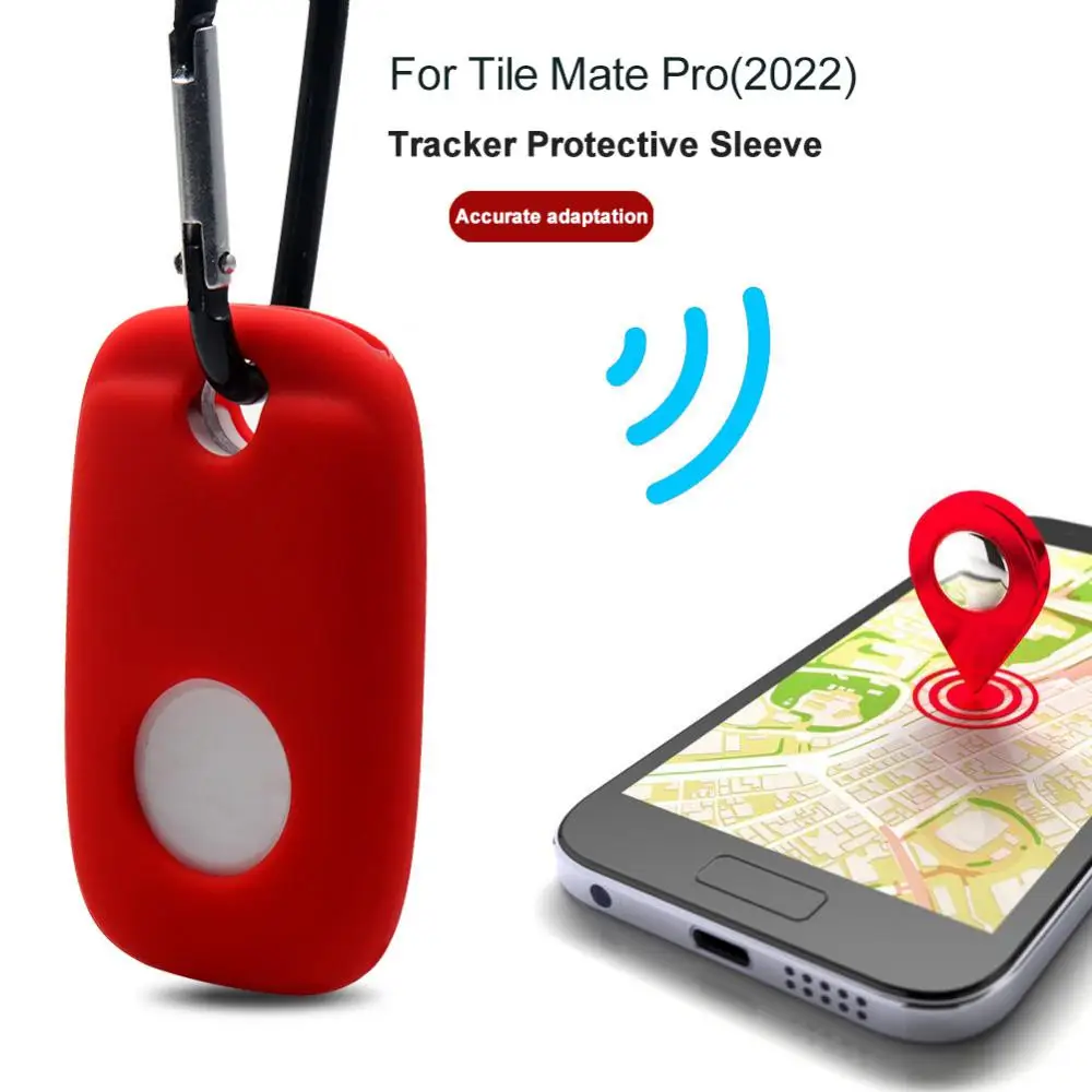 Soft Silicone Protector Case Mini With Hook Smart Tracker Protective Case Soft And Durable Soft Sheath For Tile Mate