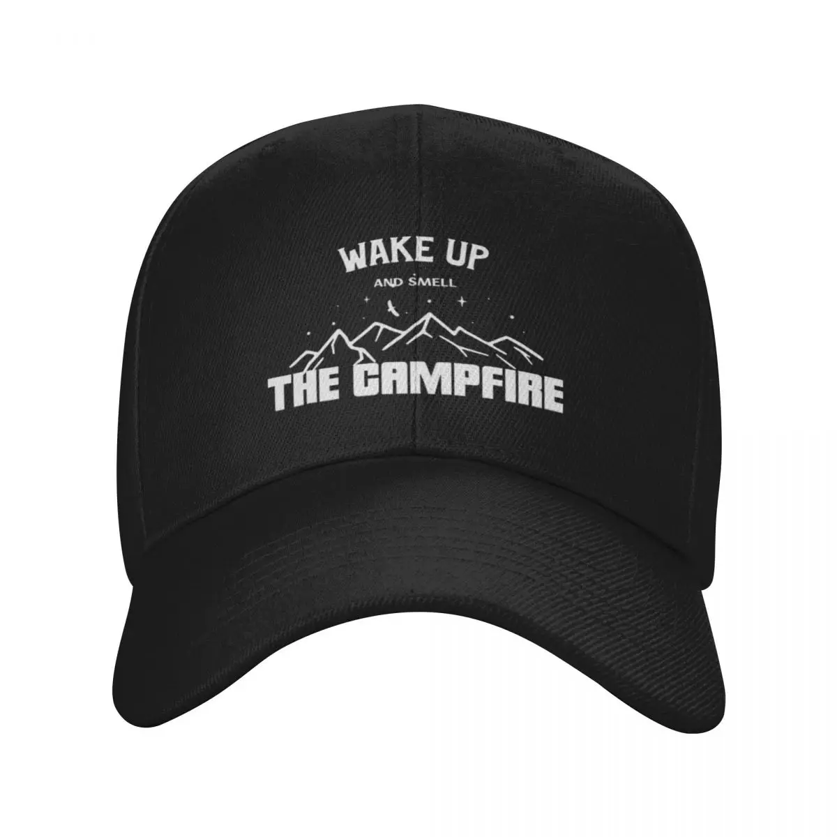Fashion Wake Up And Smell The Campfire baseball cap Trendy Matching Visor Hat