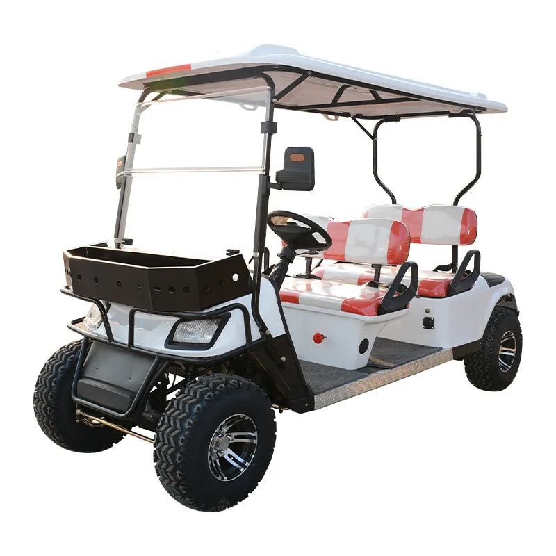 forElectric golf trolley cart scenic area sightseeing tour four-seat electric classic car golf cart for sale